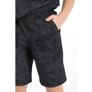 Костюм двойка детский "Дым-1" кулирка (последний размер) черный 170