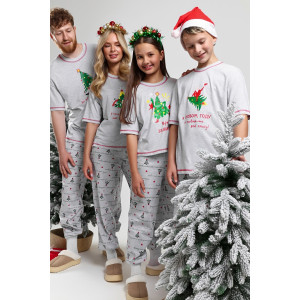 Костюм двойка детский "Праздник-1.2" кулирка (последний размер) кармеланж 164,170