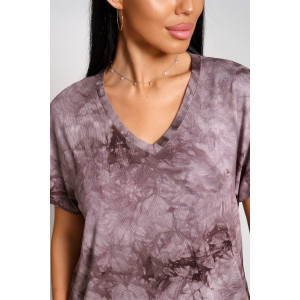 Футболка женская "Оксана" вискоза (последний размер) тай-дай 60