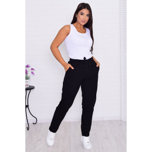 Брюки женские 8045 футер (последний размер) черный 64