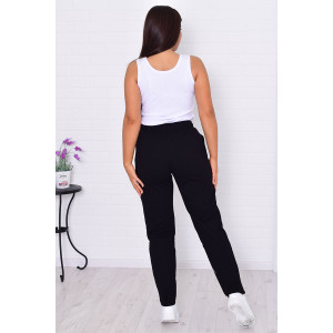 Брюки женские 8045 футер (последний размер) черный 64