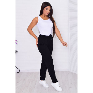 Брюки женские 8045 футер (последний размер) черный 64