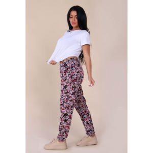 Брюки женские 272 "Бриз" кулирка (последний размер) малиновый 52