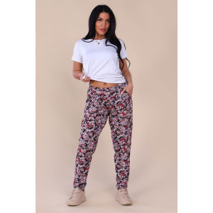 Брюки женские 272 "Бриз" кулирка (последний размер) малиновый 52