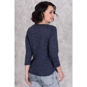 Джемпер женский 0277-77 сандра (последний размер) королевский синий 52,56