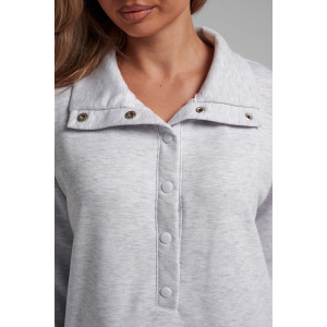 Платье женское 978 футер 3-х нитка петля пенье (последний размер) меланж серый 50