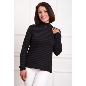 Водолазка женская №88157 ангора (р-ры: 42-58) черный