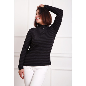 Водолазка женская №88157 ангора (р-ры: 42-58) черный