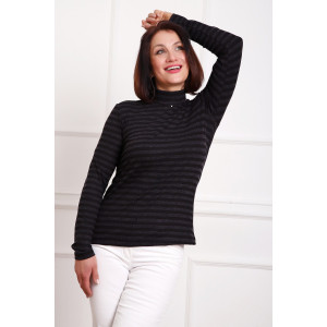 Водолазка женская №88157 ангора (р-ры: 42-58) черный