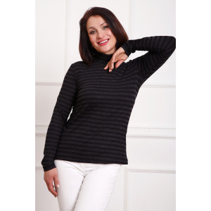Водолазка женская №88157 ангора (р-ры: 42-58) черный