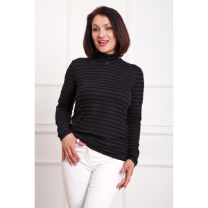 Водолазка женская №88157 ангора (р-ры: 42-58) черный