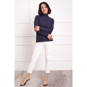 Водолазка женская №88157 ангора (р-ры: 42-58) темно-синий