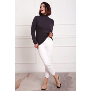 Водолазка женская №88157 ангора (р-ры: 42-58) антрацит