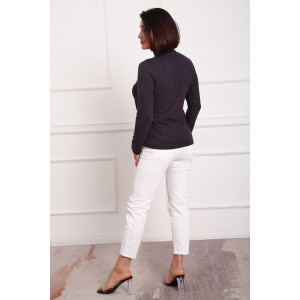 Водолазка женская №88157 ангора (р-ры: 42-58) антрацит