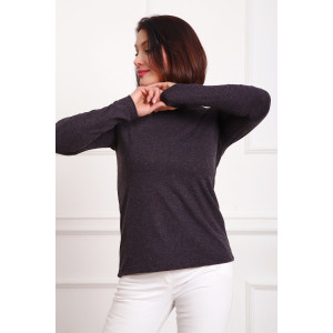 Водолазка женская №88157 ангора (р-ры: 42-58) антрацит