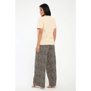 Костюм двойка женский КЖ-006 кулирка (р-ры: 46-60) леопард