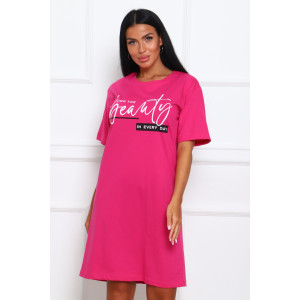 Туника женская №29546 кулирка (р-ры: 46-56) малина