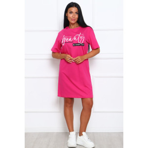 Туника женская №29546 кулирка (р-ры: 46-56) малина