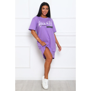 Туника женская №29546 кулирка (р-ры: 46-56) сирень