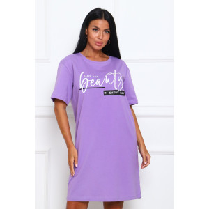 Туника женская №29546 кулирка (р-ры: 46-56) сирень