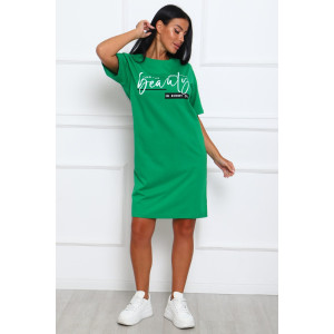 Туника женская №29546 кулирка (р-ры: 46-56) зеленый