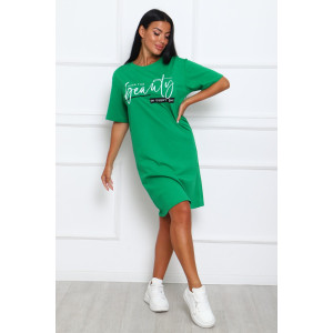 Туника женская №29546 кулирка (р-ры: 46-56) зеленый