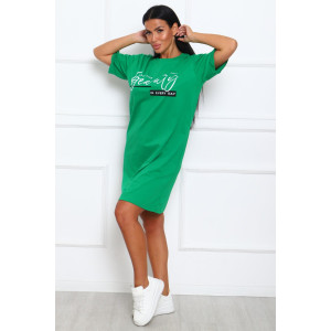 Туника женская №29546 кулирка (р-ры: 46-56) зеленый