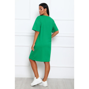Туника женская №29546 кулирка (р-ры: 46-56) зеленый