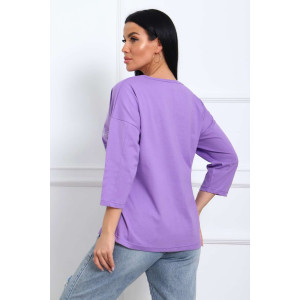 Туника женская №29548 кулирка (р-ры: 50-60) сирень