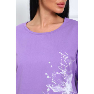 Туника женская №29548 кулирка (р-ры: 50-60) сирень