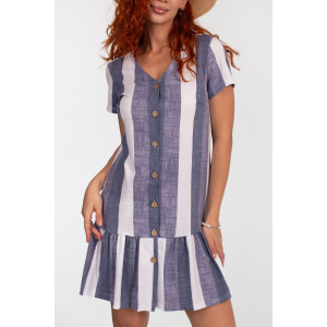 Халат женский К-370 "Майя" кулирка (р-ры: 44-56) серый