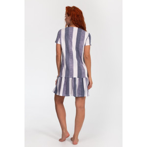 Халат женский К-370 "Майя" кулирка (р-ры: 44-56) серый