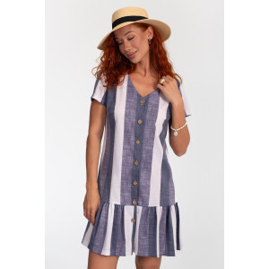 Халат женский К-370 "Майя" кулирка (р-ры: 44-56) серый