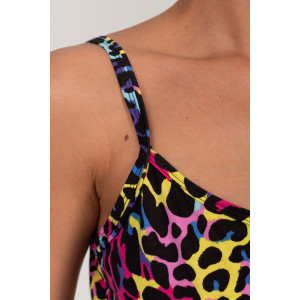 Комбинезон женский К-383 "Ялта" кулирка (р-ры: 48-56) лео розовый