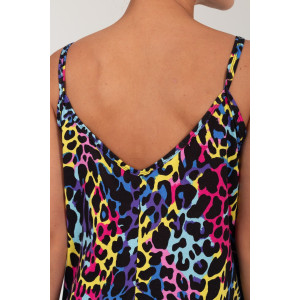 Комбинезон женский К-383 "Ялта" кулирка (р-ры: 48-56) лео розовый