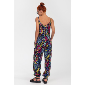 Комбинезон женский К-383 "Ялта" кулирка (р-ры: 48-56) лео розовый