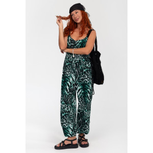 Комбинезон женский К-383 "Ялта" кулирка (р-ры: 48-56) зелень