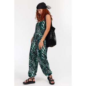 Комбинезон женский К-383 "Ялта" кулирка (р-ры: 48-56) зелень