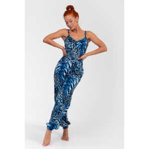 Комбинезон женский К-383 "Ялта" кулирка (р-ры: 48-56) синий