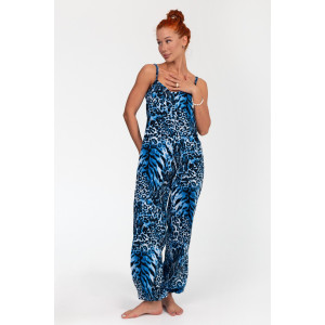 Комбинезон женский К-383 "Ялта" кулирка (р-ры: 48-56) синий