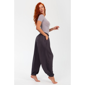 Брюки женские ВИ-114 "Алладины" модал (р-ры: 44-58) графит