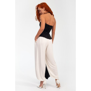 Брюки женские ВИ-114 "Алладины" модал (р-ры: 44-58) молочный