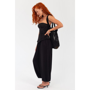 Брюки женские ВИ-114 "Алладины" модал (р-ры: 44-58) черный