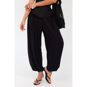 Брюки женские ВИ-114 "Алладины" модал (р-ры: 44-58) черный