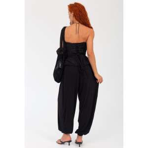 Брюки женские ВИ-114 "Алладины" модал (р-ры: 44-58) черный