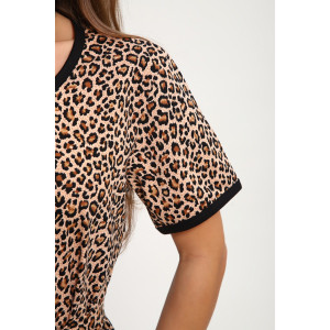 Халат женский №268 кулирка (р-ры: 46-56) бежевый