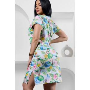 Туника женская "Эвита 2" 1297-3 кулирка (р-ры: 46-60) тропики