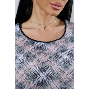 Туника женская "Эвита 2" 1297-2 кулирка (р-ры: 46-60) клетка