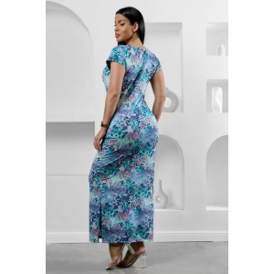 Платье женское "Симона 3" 1310-10 полиэстер с лайкрой (р-ры: 42-56) фиолет