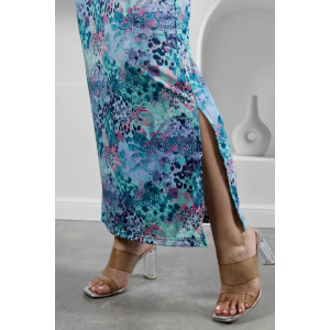 Платье женское "Симона 3" 1310-10 полиэстер с лайкрой (р-ры: 42-56) фиолет